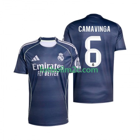 Fußballtrikots Real Madrid Camavinga 6 Auswärts Trikotsatz 2025-2026 Fußballtrikots Real Madrid Camavinga 6 Auswärts Trikotsatz 2025-2026